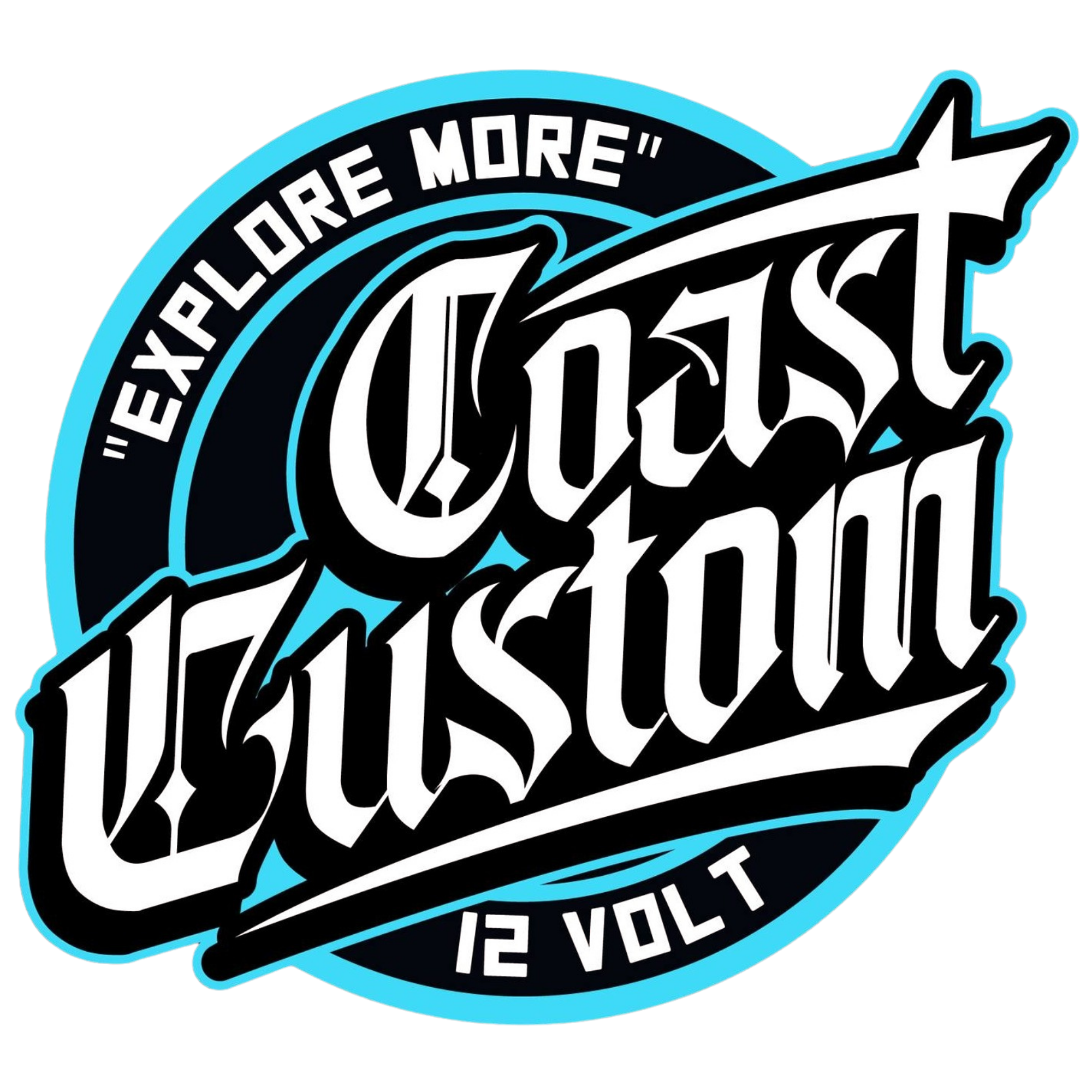 Coast Customs 12 Volt Logo Transparent Background