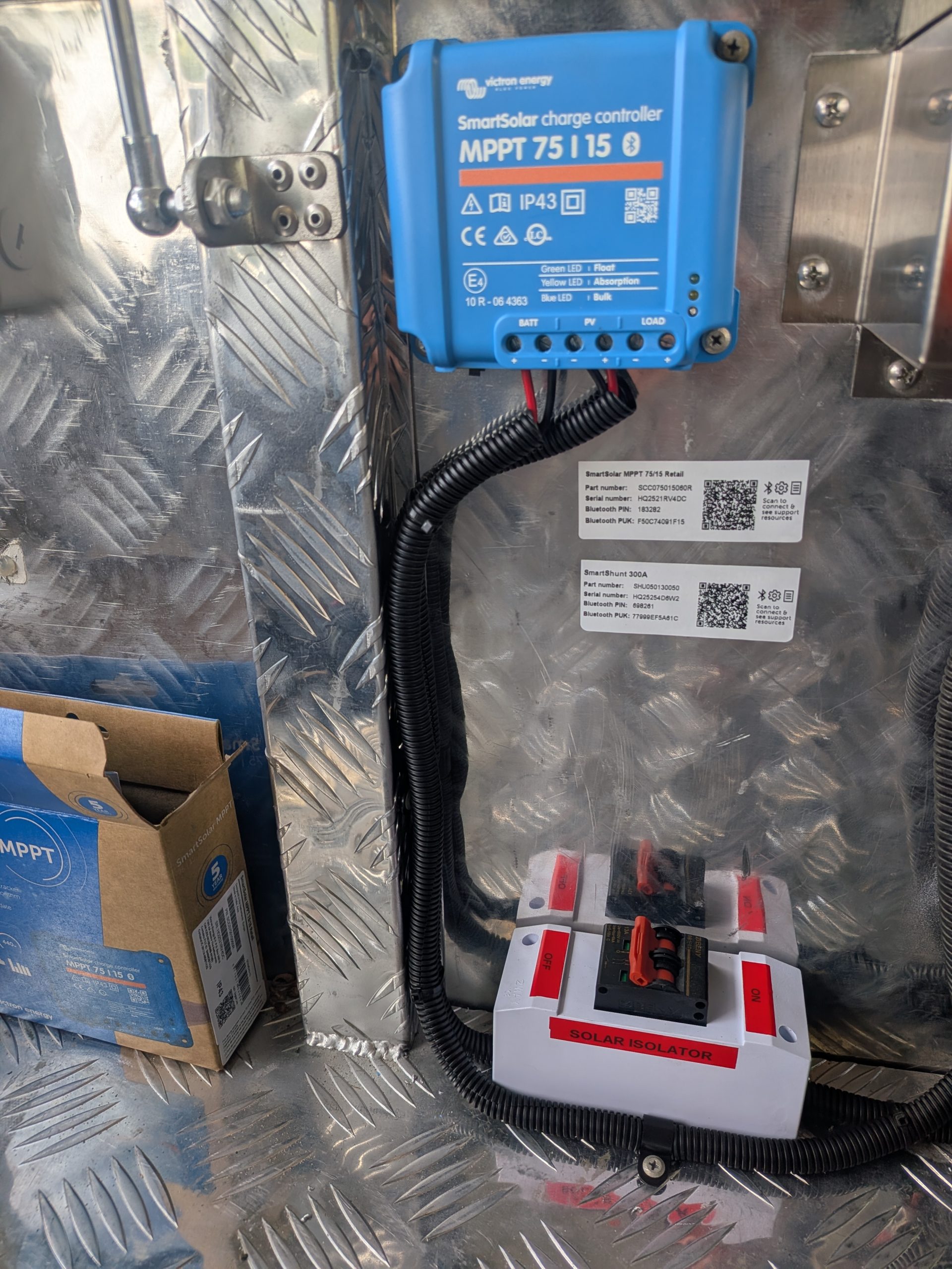 Teardrop Camper: Victron MPPT Solar Controller