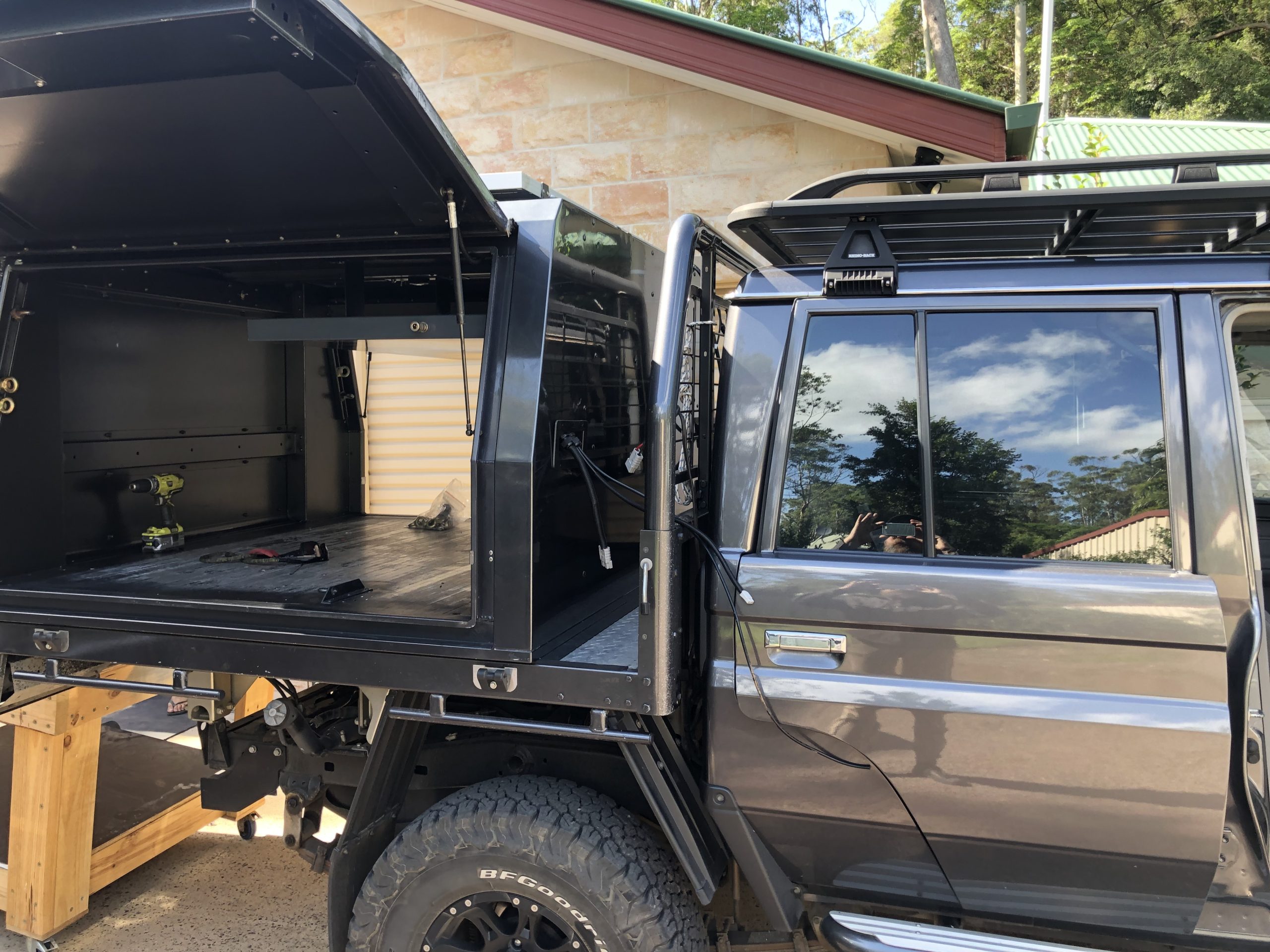 Toyota 79 Series Landcruiser: Canopy Fitout In Progress