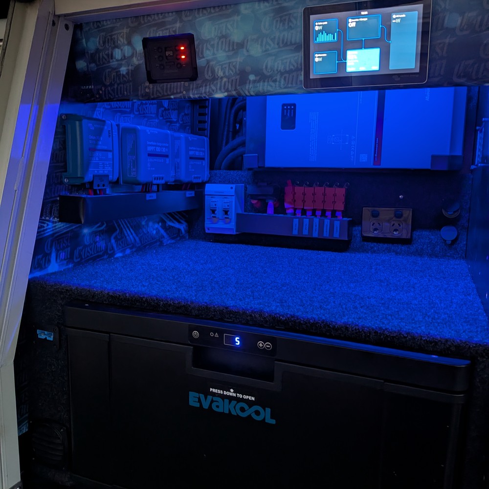 Toyota 79 Series Landcruiser: Victron Canopy 12v Offgrid 1b